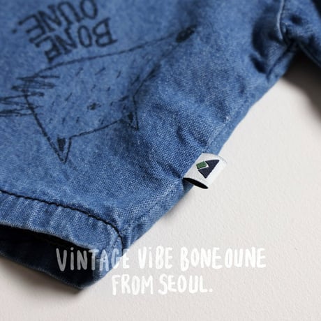boneoune/14. denim shirt XS-XL