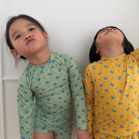 minibonbon/69. flower rashguard  XS-XL