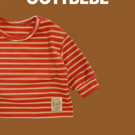 oottbebe/6. modern bori T-shirt XS(0-1Y)-XL(4-5Y)