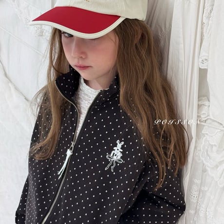 poisson/34. dot bunny ZipUp  S-XL