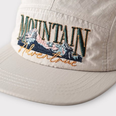 dudie/54. embroidery mountain cap FREE(52-56CM)