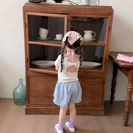 aiai/88. bear ribbon T-shirt 90-130