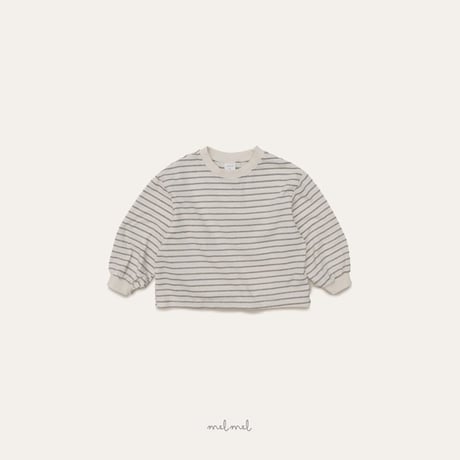 melmel/13. Lip Stripe T-shirt XXS-XL