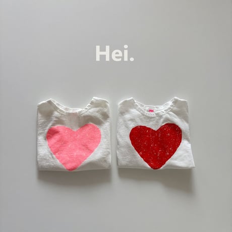 hei/14. heart T-shirt XS-XL