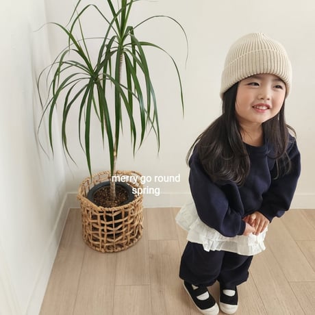 merrygoround/27. fril set man-to-man XS-2XL