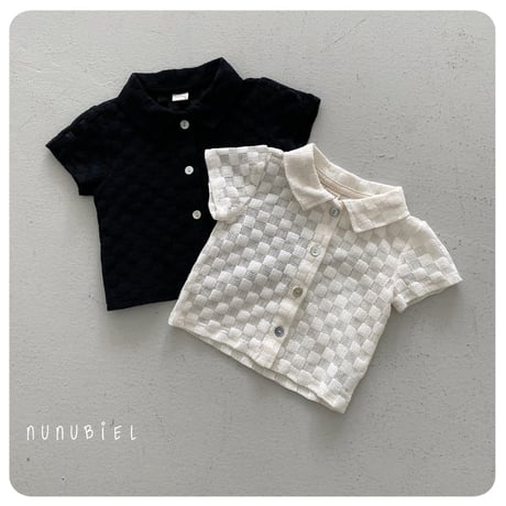 nunubiel/14. bebe quadrangle shirts S-L