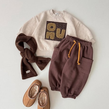 onu/9. pocket soft jogger pants BABY(12M)-XL(6-7Y)