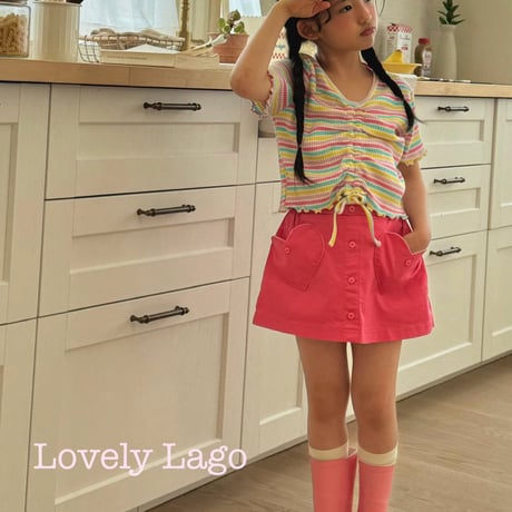 lago/28. heart flower pants S-JS