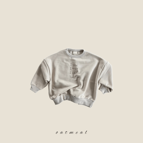 oatmeal/7. like man-to-man XS-XL