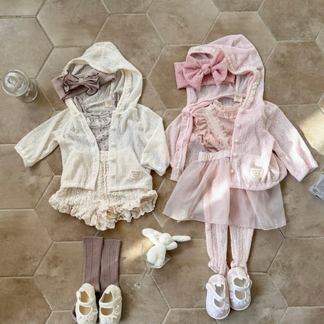 bebeholic/53. lace hood jacket S(6-12M)-M(12-18M)