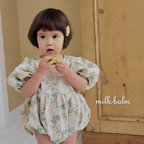 milkbalm/8. rosa embroidery suit XS(-6M)-M(12M-18M)
