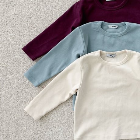 fromi/49. Soft Brushed Long Sleeve Tee S-XL