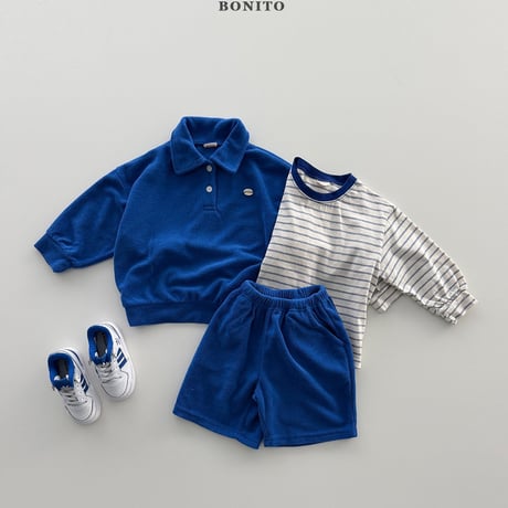 bonito/72. terry set collar T-shirt JS-JM