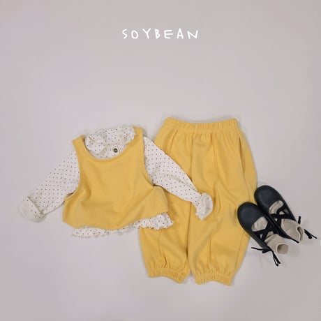 soybean/145. dot fril T-shirt XS-XL