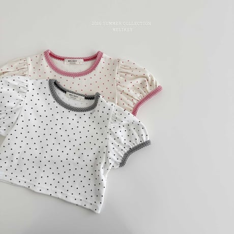 melikey/38. mini heart puff T-shirt JS-JM