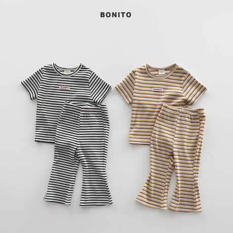 bonito/103. slim stripe set 12M-XL