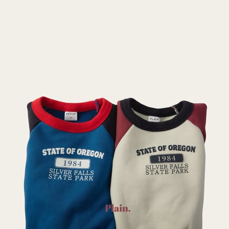 plain/23. 1984 raglan man-to-man XS-XL