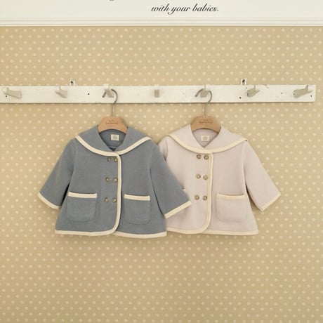 monbebe/13. hand made jacket S(1-2Y)-L(6-8Y)