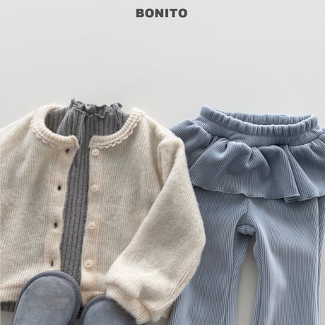 bonito/90. velloa fril boots cut 12M-XL
