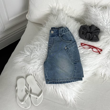 matilda/69. pocket denim half pants 5-13
