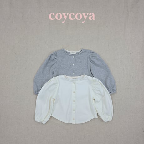 coycoya/4. lover shirring blouse S-2XL