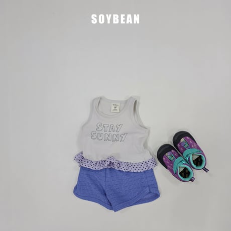 soybean/170. plan ) dot bubble sleeveless XS-XL
