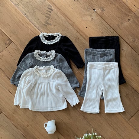 bebeholic/41. morning shirring set S(3-6M)-XL(18-24M)