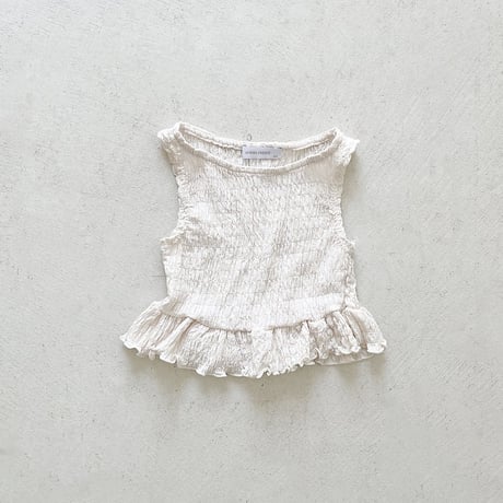 urbanrabbit/104. Crease Frill Sleeveless XS-XL