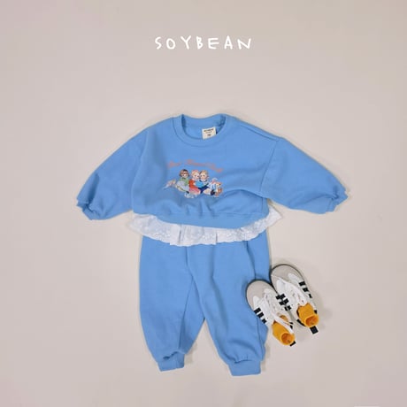 soybean/17. friends fril updown set XS-XL