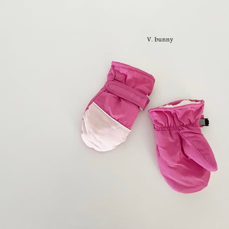 vbunny/54. line two color glove FREE