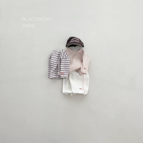 blackbean/10. macaron bebe T-shirt S-M
