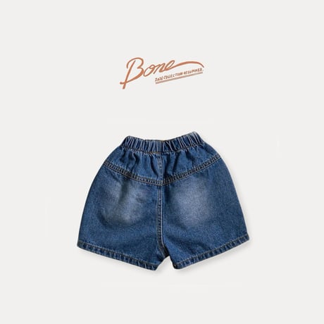 boneoune/90. dinamic denim half pants XS-XL