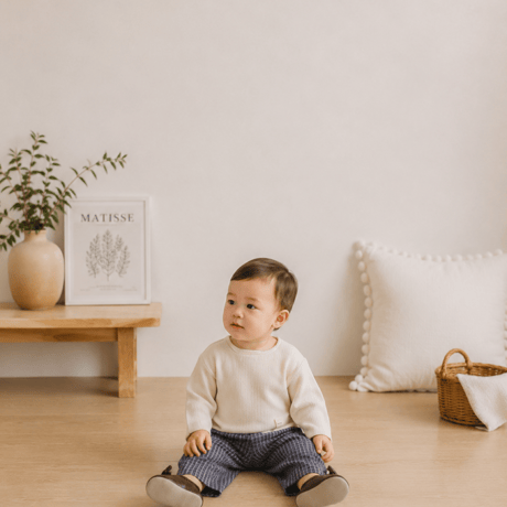 valubebe/15. button chino pants 6M-S