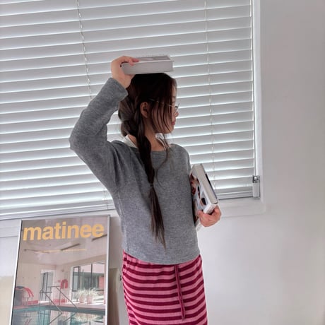 matilda/135. off shorder knit 15-19
