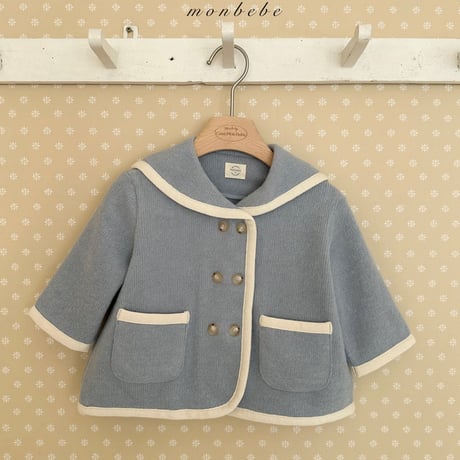 monbebe/13. hand made jacket S(1-2Y)-L(6-8Y)