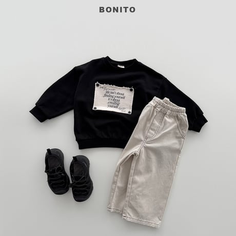bonito/61. remember button man-to-man 12M-XL
