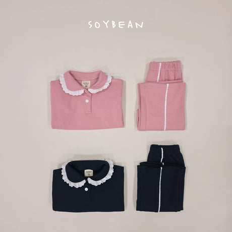 soybean/120. collar fril updown set JS-JM