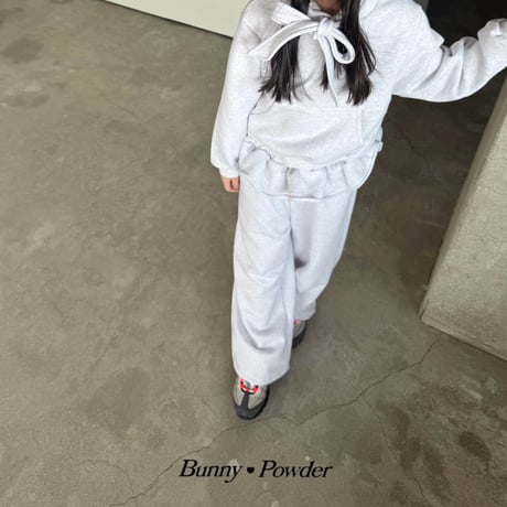 bunnypowder/126. ribbon hood man-to-man 2XL-4XL