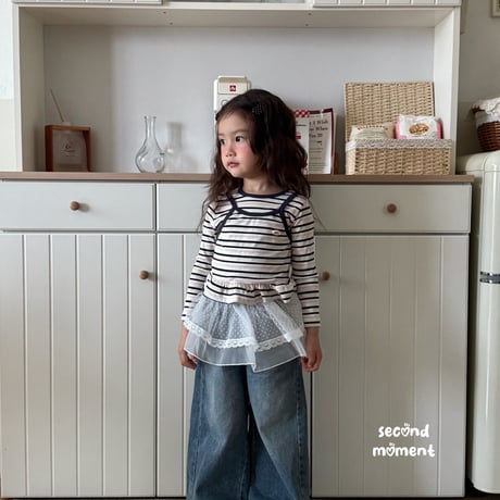 secondmoment/61. babi fril T-shirt JS-JL