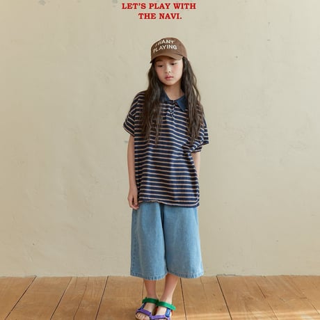 navi/77. kally denim - bermuda pants 2XL-JL