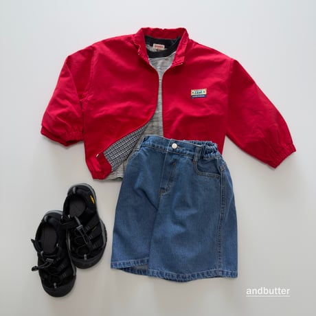 andbutter/45. Slub Line T-Shirt S-XL
