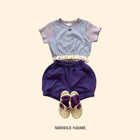 middlename/2. check sleeveless blouse JS-JM