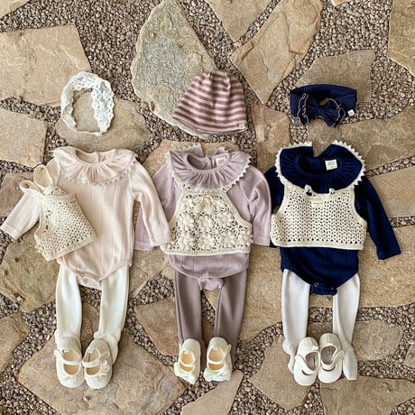 bebeholic/6. via loffle suit S(3-6M)-L(12-18M)