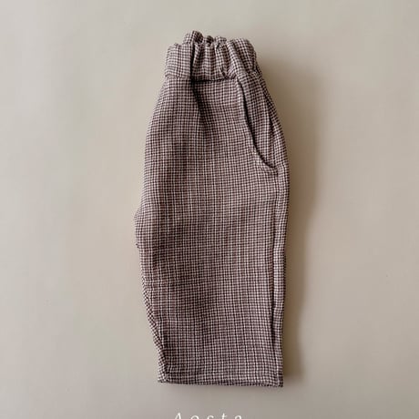 aosta/38. Check Pants S-2XL