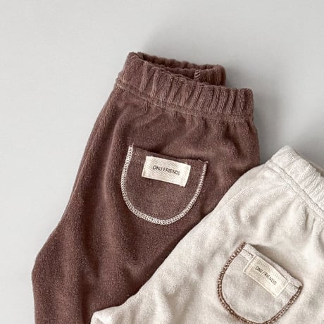 onu/14. bookle terry pants BABY(12M)-XL(6-7Y)