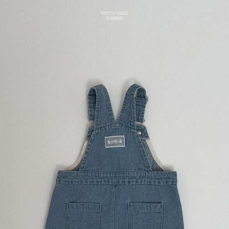 lindo/49. denim overalls one-piece XS-XL