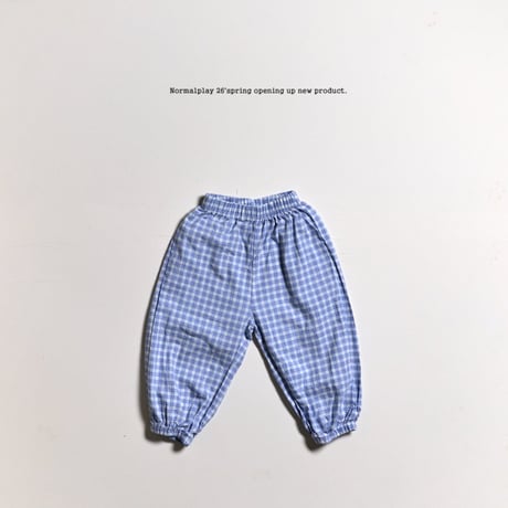 normalplay/51. rody check gobang pants 12M-XL