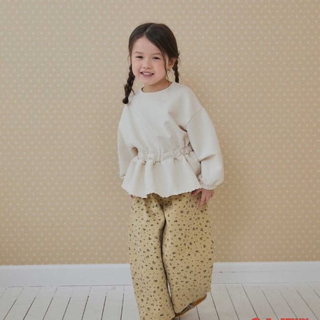 tinyhiker/37. mignon twil section flower pants XS-XL