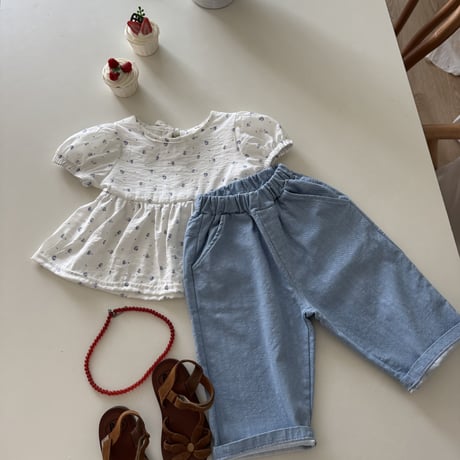lepetitmot/16. flower puff blouse XS-XL