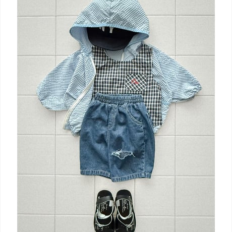 onu/43. check blan sleeveless XS-XL